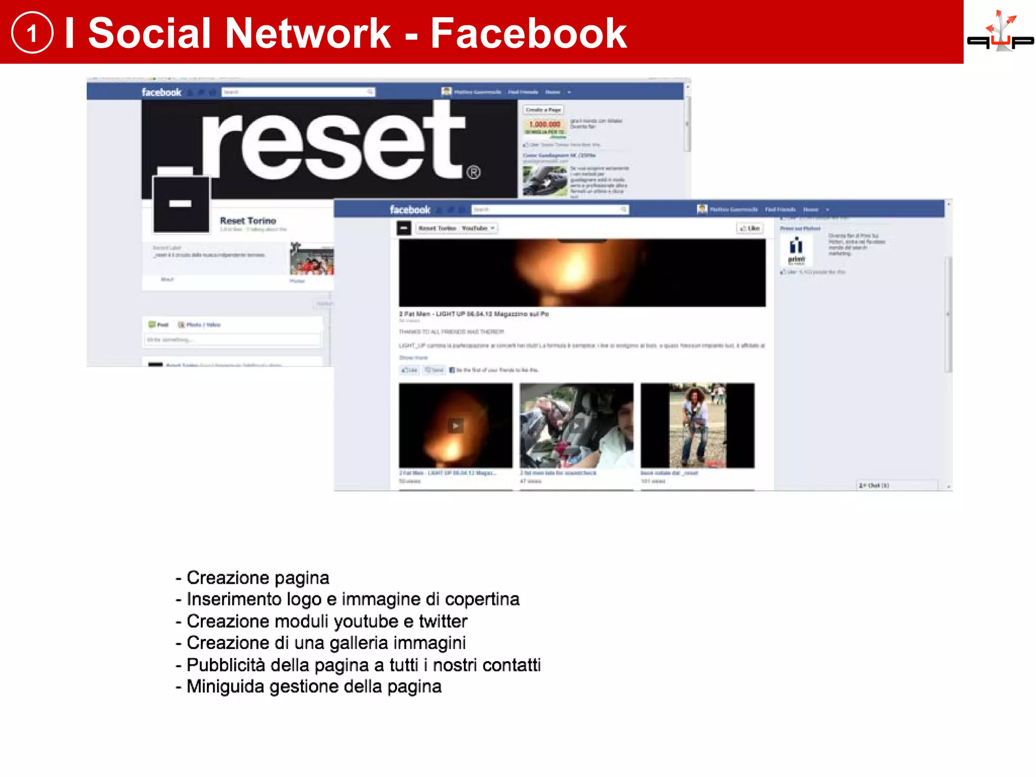 1   I Social Network - Facebook
 