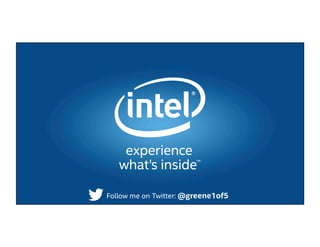 Follow me on Twitter: @greene1of5
 