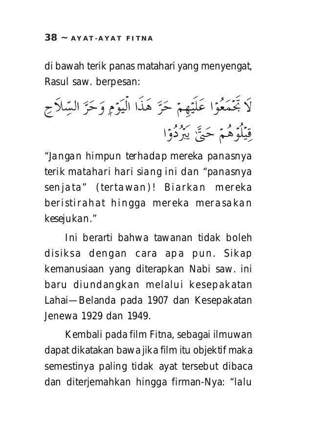 Quraish Shihab Ayat Ayat Fitna Quraish Shihab