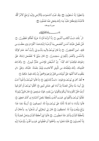 …ã&#ä. ãøΒF{$# ßìy_öãƒ Ïµø‹s9)uρ ÇÚö‘F{$#uρ ÏN≡uθ≈yϑ¡¡9$# Ü=ø‹xî ¬!uρ ∩⊇⊄⊄∪ tβρãÏàtFΖãΒ $¯ΡÎ) (#ÿρãÏàtGΡ$#uρ
   —                           Î

                                     ∩⊇⊄⊂∪ tβθè=yϑ÷ès? $£ϑtã @≅Ï≈tóÎ/ y7•/u‘ $tΒuρ 4 Ïµø‹n=tã ö≅2uθs?uρ çνô‰ç6ôã$$sù
                                                     ‫ﺳﻮرة: ﻳﻮﺳﻒ‬

                                          ijk

∩⊄∪ šχθè=É)÷ès? öΝä3¯=è©9 $wŠ/ttã $ºΡ≡uöè% çµ≈oΨ9t“Ρr& !$¯ΡÎ) ∩⊇∪ ÈÎ7ßϑø9$# É=≈tGÅ3ø9$# àM≈tƒ#u y7ù=Ï? 4 !9#
                      y      Î                     ø

ÏΒ MΨà2 βÎ)uρ tβ#uöà)ø9# #x‹≈yδ y7ø‹s9Î) !$uΖø‹ym÷ρr& !$yϑÎ/ ÄÈ|Ás)ø9$# z|¡ômr& y7ø‹n=tã Èà)tΡ ßøtwΥ
    |                     $

$Y6x.öθx. |³tã y‰nr& àM÷ƒr&u‘ ’ÎoΤ) ÏMt/r'¯≈tƒ Ïµ‹Î/L{ ß#ß™θãƒ tΑ$s% øŒÎ) ∩⊂∪ šÎ=Ï≈tóø9$# zÏϑs9 Ï&Î#ö7s%
          u       t                Î

#’n?tã x8$tƒöâ‘ óÈÝÁ)s? Ÿω ¢o_ç6≈tƒ tΑ$s% ∩⊆∪ šÏ‰Éf≈y™ ’Í< öΝåκçJ÷ƒr&u‘ tyϑs)ø9$#uρ }§ôϑ¤±9$#uρ
                     ø

7Ï9≡x‹.uρ ∩∈∪ Î7•Β Aρß‰ã Ç≈|¡ΣM∼Ï9 z≈sÜø‹±9$# ¨βÎ) ( #´‰øŠx. y7s9 (#ρß‰‹Å3uŠsù y7Ï?uθ÷zÎ)
y     x       Ñ          t                   ¤

Α#u #’n?ãρ šø‹n=tã …çµtFyϑ÷èÏΡ ΟÏFãƒuρ Ï]ƒÏŠ%tnF{$# ≅ƒÍρù's? ÏΒ y7ßϑÏk=yèãƒuρ y7•/u‘ šŠÎ;tFøgs†
É        t u                                           È

      ∩∉∪ ÒΟŠÅ3ym íΟŠÎ=tæ y7−/u‘ ¨βÎ) 4 t,≈ptôÎ)uρ tΛÏδ≡tö/Î) ã≅ö6s% ÏΒ y7÷ƒuθt/r& #’n?tã $yγ£ϑn@r& !$yϑx. z>θà)÷ètƒ

=ymr& çνθäzr&uρ ß#ß™θã‹s9 (#θä9$s% øŒÎ) ∩∠∪ t,Î#←!$¡¡=Ïj9 ×M≈tƒ#u ÿÏµÏ?uθ÷zÎ)uρ y#ß™θãƒ ’Îû tβ%x. ô‰s)©9 *
                                                  Í

çνθãmtôÛ# Íρr& y#ß™θãƒ (#θè=Gø%$# ∩∇∪ AÎ7Β 9≅≈n=|Ê ’Å∀s9 $tΡ$t/r& ¨βÎ) îπt7óÁãã ßøtwΥuρ $¨ΨÏΒ $oΨŠÎ/r& #’n<Î)
         $                   ç              •

Ÿω öΝåκ]iΒ ×≅Í←!$s% tΑ$s% ∩∪ ÅsÎ=≈|¹ $YΒöθs% ÍνÏ‰÷èt/ .ÏΒ (#θçΡθä3s?uρ öΝä3‹Î/r& çµô_uρ öΝä3s9 ã≅øƒs† $ZÊö‘r&
       ÷Ï                     t

∩⊇⊃∪ t,Î#Ïè≈sù óΟçGΨä. βÎ) Íοu‘$§‹¡¡9$# âÙ÷èt/ µôÜÉ)tGù=tƒ Éb=àfø9$# ÏMt6≈uŠî ’Îû çνθà)ø9r&uρ y#ß™θãƒ (#θè=çGø)s?
                                                ç                            x

#Y‰î $oΨyètΒ ã&ù#Å™‘r& ∩⊇⊇∪ tβθßsÅÁ≈oΨs9 …ã&s! $¯Ρ)uρ y#ß™θãƒ 4’n?tã $¨Ζ0Βù's? Ÿω y7s9 $tΒ $tΡ$t/r'¯≈tƒ (#θä9$s%
   x               ö                              Î

βr& ∃%s{&uρ ÏµÎ/ (#θç7yδõ‹s? βr& ûÍ_çΡâ“ósu‹s9 ’ÎoΤÎ) Α$s% ∩⊇⊄∪ tβθÝàÏ≈yss9 …çµs9 $¯ΡÎ)uρ ó=yèù=tƒuρ ôìs?ötƒ
    ß   r                                               t

$¯ΡÎ) πt7óÁã ßstΡuρ Ü=øÏe%!$# ã&#Ÿ2r& ÷⌡s9 (#θä9$s% ∩⊇⊂∪ šχθè=Ï≈xî çµ÷Ψtã óΟçFΡr&uρ Ü=øÏe%!$# ã&s#à2ù'tƒ
! î        ã   ó                  s       È

µøŠ9) !$uΖŠym÷ρr&uρ 4 Éb=ègø:$# ÏMt6≈uŠxî ’Îû çνθè=yèøgs† βr& (#þθãèuΗødr&uρ ÏµÎ/ (#θç7yδsŒ $£ϑn=sù ∩⊇⊆∪ tβρçÅ£≈y‚©9 #]ŒÎ)
Ï sÎ ø
 