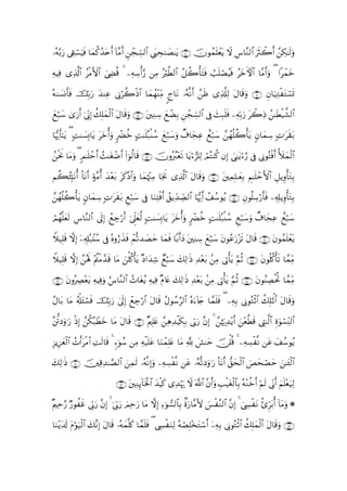 …çµ−/u‘ ’Å+ó¡uŠsù $yϑä.ß‰tnr& !$¨Βr& ÇfÅb¡9$# Ät<Ås9|Á≈tƒ ∩⊆⊃∪ šχθßϑn=ôètƒ Ÿω Ä¨$¨Ζ9$# usYò2r& £Å3≈s9uρ
                                       ô

ÏµŠÏù “Ï%©!$# øΒF{$# zÅÓè% 4 ÏµÅ™ù&§‘ ÏΒ çö©Ü9$# ã≅à2ù'tFsù Ü=n=óÁãŠsù ãyzFψ$# $¨Βr&uρ ( #ôϑyz
              ã

çµ9|¡Σr'sù šÎn/u‘ y‰ΨÏã ’ÎΤà2øŒ$# $yϑßγ÷ΨÏiΒ 8l$tΡ …çµ¯Ρr& £sß “Ï%©#Ï9 tΑ$s%uρ ∩⊆⊇∪ Èβ$u‹ÏGøtGó¡n@
                            ö

yìö7y™ 3“u‘r& þ’ÎoΤÎ) à7Î=yϑø9$# tΑ$s%uρ ∩⊆⊄∪ tÏΖÅ™ yìôÒÎ/ ÇôfÅb¡9$# ’Îû y]Î7n=sù ÏµÎn/u‘ tò2ÏŒ ß≈sÜø‹¤±9$#

$pκ‰r'¯≈tƒ ( ;M≈|¡Î0$tƒ tyzé&uρ 9ôØäz M≈n=ç7/Ψß™ yìö7y™uρ Ô∃$yfÏã ììö7y™ £ßγè=à2ù'tƒ 5β$yϑÅ™ ;N≡ts)t/
   š                                    B

twΥ $tΒuρ ( Ο≈n=mr& ß]≈tóôÊr& (#þθä9$s% ∩⊆⊂∪ šχρçã9÷ès? $tƒö”=Ï9 óΟçGΨä. βÎ) }‘≈tƒöâ‘ ’Îû ’ÎΤθçFøùr& _|yϑø9$#
ß ø          5 ô

Νà6⁄Îm;Ρé& $tΡr& >π¨Βé& ‰èt/ tx.¨Š$#uρ $yϑåκ÷]ÏΒ $pgwΥ “Ï%©!$# tΑ$s%uρ ∩⊆⊆∪ tÏϑÎ=≈yèÎ/ ÄΝ≈n=ômF{$# È≅ƒÍρù'tGÎ/
   ã t O                y ÷

ßγ=à2ù'tƒ 5β$yϑ™ ;N≡ts)/ Æìö7y™ ’Îû $uΖÏFøùr& ß,ƒÏd‰Å_Á9$# $pκš‰r& ß#™θãƒ ∩⊆∈∪ Èβθè=Å™ö‘r'sù Ï&Î#ƒÍρù'tGÎ/
£ è             Å        t                                             ß

óΟγ¯=ès9 Ä¨$¨Ζ9$# ’n<Î) ßìÅ_ö‘r& þ’Ìj?è©9 ;M≈|¡Î0$tƒ tyzé&uρ 9ôØäz BM≈n=ç7/Ψß™ Æìö7y™uρ Ô∃$yfÏã ììö7y™
  ß y                                 y

Wξ‹Î=% ω) ÿÏ&Î#ç7.⊥ß™ ’Îû çνρâ‘x‹ù ôΜ›?‰|Áym $yϑsù $/r&yŠ tÏΖÅ™ yìö7y™ tβθããu‘÷“s? tΑ$s% ∩⊆∉∪ tβθßϑn=ôètƒ
     s  Î                        s

Wξ‹Î=s% ωÎ) λm; ÷ΛäøΒ£‰s% $tΒ zù=.ù'tƒ ×Š#y‰Ï© Óìö7y™ y7Ï9≡sŒ Ï‰÷èt/ .ÏΒ ’ÎAù'tƒ §ΝèO ∩⊆∠∪ tβθè=ä.ù's? $£ϑÏiΒ
             £ ç                     ä

∩⊆∪ βρçÅÇ÷ètƒ ÏµŠÏùuρ â¨$¨Ζ9$# ß^$tóãƒ ÏµŠÏù ×Π%tæ y7Ï9≡sŒ Ï‰÷èt/ .ÏΒ ’ÎAù'tƒ §ΝèO ∩⊆∇∪ tβθãΨÅÁøtéB $£ϑÏiΒ
     t

ãΑ$t/ $tΒ &ù#t↔ó¡sù šÎn/u‘ 4’n<Î) ôìÅ_ö‘$# tΑ$s% ãΑθß™§9$# çνu!%y` $£ϑn=sù ( ÏµÎ/ ’ÎΤθçGø$# à7Î=pRùQ$# tΑ$s%uρ
          ã

¨—∫Šuρ≡u‘ ŒÎ) £ä3ç7ôÜyz $tΒ Α$s% ∩∈⊃∪ ×ΛÎ=tæ £ÏδÏ‰øŠs3Î/ ’În1u‘ ¨βÎ) 4 £åκu‰Ï‰÷ƒr& z÷è©Üs% ÉL≈©9$# Íοuθó¡ÏiΨ9$#
           ø                  t

“ƒÍ•yèø9# ßNr&tøΒ$# Ms9$s% 4 &þθß™ ÏΒ µø‹=tã $uΖôϑÎ=tæ $tΒ ¬! |·≈ym š∅ù=è% 4 ÏµÅ¡ø¯Ρ tã y#ß™θãƒ
Í       $            Ï                   Ï n

y7Ï9≡sŒ ∩∈⊇∪ šÏ%Ï‰≈¢Á9$# Ïϑ9 …çµ¯ΡÎ)uρ ÏµÅ¡ø¯Ρ tã …çµ›?Šuρ≡u‘ O$tΡr& ‘,ys9# }ÈysóÁym z≈t↔ø9$#
                           z s                                                 ø$

                              ∩∈⊄∪ tÏΖ←!$sƒø:$# y‰øŠx. “Ï‰öκu‰ Ÿω ©!$# ¨βr&uρ Í=ø‹tóø9$$Î/ çµ÷Ζäzr& öΝs9 ’ÎoΤr& zΝn=÷èu‹Ï9
                                        Í

×ΛÏm§‘ Ö‘θàxî ’În1u‘ βÎ) 4 þ’În1u‘ ΟÏmu‘ $tΒ ωÎ) þθ¡9$$Î/ 8οu‘$¨ΒV{ }§ø¨Ζ9$# ¨βÎ) 4 ûÅ¤øtΡ ä—Ìht/é& !$tΒuρ *
                       ¨             z              Ï

$uΖƒt$s! tΠöθu‹ø9# y7¨ΡÎ) tΑ$s% …çµyϑ=. $£ϑ=sù ( Å¤øuΖÏ9 çµóÁÎ=÷‚tGó™r& ÿÏµÎ/ ’ÎΤθçGø$# à7Î=yϑø9$# tΑ$s%uρ ∩∈⊂∪
   ÷             $                   ¯x    n
 