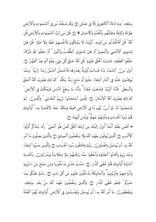 ÇÚö‘F{$#uρ ÏN≡uθ≈yϑ¡9$# ’Îû tΒ ß‰àfó¡o„ ¬!uρ ∩⊇⊆∪ 9≅≈n=|Ê ’Îû ωÎ) tÍÏ≈s3ø9$# â!%æŠ $tΒuρ 4 ÏµÉóÎ=≈t7Î/
                   ¡                                                                   t ß

È≅è% Úö‘F{$#uρ ÏN≡uθ≈yϑ¡9$# >§‘ tΒ ö≅è% ∩⊇∈∪ ) ÉΑ$|¹Fψ$#uρ Íiρß‰äóø9$$Î/ Νßγè=≈n=Ïßuρ $δöx.uρ $YãöθsÛ
     Ç                 ¡

ö≅yδ ö≅è% 4 #uŸÑ ωuρ $YèøtΡ öΝÎγÅ¡àΡL{ tβθä3Î=ôϑtƒ Ÿω u!$uŠÏ9÷ρr& ÿÏµÏΡρßŠ ÏiΒ Μè?õ‹sƒªB$$sùr& ö≅è% 4 ª!$#
                  Ÿ

u!%x.uà° ¬! (#θè=èy_ ÷Πr& 3 â‘θ‘Ζ9$#uρ àM≈uΗä>—à9$# “ÈθtGó¡n@ ö≅yδ ÷Πr& çÅÁt7ø9$#uρ 4‘yϑôãF{$# “ÈθtGó¡o„
                   y

∩⊇∉∪ ã≈£γ)ø9# ß‰n≡uθø9$# uθèδρ &óx« e≅ä. ß,Î=≈yz ª!$# È≅è% 4 öΝÍκn=tã ß,ù=sƒø:$# tµt6≈t±tFsù ÏµÉ)ù=y⇐x. (#θà)n=yz
          s $ Ï               u         È                           ö

$£ϑΒuρ 4 $ŠÎ/#§‘ #Y‰t/y— ã≅ø‹¡¡9$# ≅yϑtGôm$$sù $yδÍ‘y‰s)Î/ 8πtƒÏŠ÷ρ& ôMs9$|¡sù [!$tΒ Ï!$yϑ¡¡9$# š∅ÏΒ tΑt“Ρr&
   Ï                                Ÿ                               r

¨,ysø9# ª!$# Ü>ôØo„ y7Ï9≡x‹. 4 …ã&#÷WÏiΒ Ó‰t/y— 8ì≈tFtΒ ÷ρr& >πu‹ù=Ïm u!$tóÏGö/$# Í‘$¨Ζ9$# ’Îû Ïµø‹n=tã tβρß‰Ï%θãƒ
      $        Î            x      é

4 ÇÚö‘F{$# ’Îû ]ä3ôϑu‹sù }¨$¨Ζ9$# ìxΖtƒ $tΒ $¨Βr&uρ ( [!$xã_ =yδõ‹uŠsù ß‰t/¨“9$# $¨Βr'sù 4 Ÿ≅ÏÜ≈t7ø9$#uρ
               ß                  ß                             Ü

Ν9 šÏ%©!$#uρ 4 o_ó¡ßsø9# ãΝÍκh5Ï9 (#θç/$yftGó™$# tÏ%©#Ï9 ∩⊇∠∪ tΑ$sWøΒF{$# ª!$# Ü>ÎôØo„ y7Ï9≡x‹x.
ö s              4        $      Ít

7Í×¯≈s9ρé& 4 ÿµÎ/ (#÷ρy‰tFøù]ω …çµyètΒ …ã&s#÷WÏΒuρ $YèŠÏΗsd ÇÚ‘F{$# ’Îû $¨Β Νßγs9 χr& öθs9 …çµs9 (#θç7ŠÉftFó¡o„
y      '       Ï                                               ö

                                              ∩⊇∇∪ ßŠ$yγÎRùQ$# }§ø♥Î/uρ ( æΛ©yγy_ öΝßγ1uρù'tΒuρ É>$|¡Ïtø:$# âþθß™ öΝçλm;

(#θä9ρé& ã©.x‹Gtƒ $oÿ©ςÎ) 4 ‘ϑãr& uθèδ ôϑx. ‘,ptø:$# y7Îi/¢‘ ÏΒ y7‹s9Î) tΑÌ“Ρé& !$yϑ¯Ρr& ÞΟn=÷ètƒ yϑsùr& *
     '         t             # y ô        y                          ø

ttΒr& !$tΒ tβθè=Áƒ Ï%©!$#uρ ∩⊄⊃∪ t,≈sWŠÏϑø9$# tβθàÒà)Ζtƒ Ÿωuρ !$# Ï‰ôγyèÎ/ tβθèùθãƒ tÏ%©!$# ∩⊇∪ É=≈t6ø9F{$#
                 Å t t                                           «

!$tóÏGö/$# (#ρçy9|¹ tÏ%©!$#uρ ∩⊄⊇∪ É>$|¡Ïtø:$# uþθß™ tβθèù$sƒs†uρ öΝåκ®5u‘ šχöθt±øƒs†uρ Ÿ≅|¹θãƒ βr& ÿÏµÎ/ ª!$#
u

ÏπoΨ|¡ptø:$$Î/ šχρâu‘ô‰ƒuρ Zπu‹ÏΡŸξtãuρ #uÅ  Νγ≈uΖø%y—u‘ $£ϑÏΒ (#θà)xΡr&uρ nο4θn=¢Á9$# (#θãΒ$s%r&uρ öΝÍκÍh5u‘ Ïµô_uρ
                        t                      ö ß

ΝÍκ″!$t/#u ôÏΒ yxn=|¹ tΒuρ $pκΞθè=äzô‰tƒ 5βô‰tã àM≈¨Ζy_ ∩⊄⊄∪ ‘#¤$!$# t<ø)ãã öΝçλm; y7Í×¯≈s9'ρé& sπy∞ÍhŠ¡¡9$#
ö É                              t                              Í

$yϑ/ /ä3‹n=tæ íΝ≈n=™ ∩⊄⊂∪ 5>$t/ e≅ä. ÏiΒ ΝÍκön=tã tβθè=äzô‰tƒ èπs3Í×¯≈n=yϑø9$#uρ ( öΝÍκÉJ≈−ƒÍh‘èŒuρ öΝÎγÅ_≡uρø—r&uρ
   Î    ø          y             È

ÏµÉ)≈sV‹ÏΒ ‰÷èt/ .ÏΒ «!$# ‰γtã tβθàÒà)Ζtƒ tÏ%©!$#uρ ∩⊄⊆∪ Í‘#¤$!$# t<ø)ãã zΝ÷èÏΨsù 4 ÷Λän÷y9|¹
            Ï               y ô

èπoΨ÷è¯=9$# ãΝßγ9 y7Í×¯≈s9ρé&   ÇÚö‘F{$# ’Îû tβρß‰Å¡øãƒuρ Ÿ≅|¹θãƒ βr& ÿÏµÎ/ !$# ttΒr& !$tΒ šχθãèsÜø)tƒuρ
                s         '                                                   ª
 