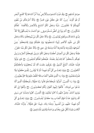 |Át6ø9$# Ëxôϑ=x. ωÎ) Ïπtã$¡¡9$# ãøΒr& !$tΒuρ 4 ÇÚö‘F{#uρ ÏN≡uθ≈yϑ¡¡9$# Ü=ø‹xî ¬!uρ ∩∠∉∪ 8ΛÉ)tFó¡•Β :Þ≡uÅÀ
Ì             n                                         $

βθäÜç/ .ÏiΒ Νä3y_t÷zr& ª!$#uρ ∩∠∠∪ ÖƒÏ‰s% &ó« Èe≅à2 4’n?tã ©!$# χÎ) 4 Ü>tø%r& uθèδ ÷ρr&
È                                                x

öΝä3=è9   nο‰Ï↔øù{$#uρ t≈|Á/F{$#uρ ìôϑ¡¡9$# ãΝä3s9 Ÿ≅yèy_uρ $↔ø‹x© šχθßϑn=÷ès? Ÿω öΝä3ÏF≈yγ¨Βé&
    ªy s    y F             ö       y

3 ª!$# ωÎ) £γ3¡ôϑƒ $tΒ Ï!$yϑ¡¡9$# Èhθy_ †Îû ;N≡t¤‚|¡ãΒ øŠ©Ü9$# ’n<Î) (#÷ρttƒ óΟs9r& ∩∠∇∪ šχρãä3ô±s?
              ß ä Å ã                                      Ì

Ÿ≅yèy_uρ $YΖ3™ öΝà6?θã‹ç/ .ÏiΒ /ä3s9 Ÿ≅yèy_ ª!$#uρ ∩∠∪ šχθãΨÏΒ÷σãƒ 5Θθs)Ïj9 ;M≈tƒUψ y7Ï9≡sŒ ’Îû ¨βÎ)
            s y    Ï                                                   ö

Βuρ   Νà6GtΒ$s%Î) tΠöθtƒuρ Νä3Ψ÷èsß tΠöθtƒ $yγΡθ’Ï‚tGó¡n@ $Y?θã‹ç/ ÉΟ≈yèΡF{$# ÏŠθè=ã_ ÏiΒ /ä3s9
ô Ï    ö  Ï                 ö Ï                t                          ÷

šYn=y{ $£ϑÏiΒ /ä3s9 Ÿ≅yèy_ !$#uρ ∩∇⊃∪ &Ïm 4’n<Î) $·è≈tGtΒuρ $ZW≈rO& !$yδÍ‘$yèô©r&uρ $yδÍ‘$t/÷ρr&uρ $yγÏù#uθô¹r&
                           ª                                        r

≅‹Î/≡ty™uρ §ysø9# ãΝà6‹É)? Ÿ≅‹Î/≡u|  öΝä3s9 Ÿ≅yèy_uρ $YΨ≈oΨò2r& ÉΑ$t6Éfø9$# zÏiΒ /ä3s9 Ÿ≅yèy_uρ Wξ≈n=Ïß
Ÿ                 $        s

(#öθ©9uθs? βÎ*sù ∩∇⊇∪ šχθßϑ=ó¡è@ öΝä3ª=ès9 öΝ6ø‹n=tæ …çµtGyϑ÷èÏΡ ΟÏFãƒ y7Ï9≡x‹x. 4 öΝà6y™ù't/ Οä3ŠÉ)s?
                           Î           y     à

ãΝèδsYò2r&uρ $pκΞρãÅ6Ζãƒ ¢ΟèO «!$# |Myϑ÷èÏΡ tβθèùÌ÷ètƒ ∩∇⊄∪ ßÎ7ßϑø9$# à≈n=t7ø9$# šø‹n=tã $yϑ¯ΡÎ*sù
    ç            t

Ÿωuρ (#ρãx2 tÏ%©#Ï9 ÜχsŒ÷σãƒ Ÿω ΟèO #Y‰‹Îγx© 7πΒé& Èe≅ä. ÏΒ ß]yèö7tΡ tΠöθtƒuρ ∩∇⊂∪ šχρãÏ≈s3ø9$#
            Ÿ                       ¢              ¨

χρãsàΨãƒ Λèε ωuρ Νåκ]ã ß#¤sƒä† Ÿξù z>#x‹yèø9$# #θßϑn=sß tÏ%©!$# #uu‘ #sŒÎ)uρ ∩∇⊆∪ tβθç7tG÷ètGó¡ç„ öΝèδ
š         ö Ÿ ö ÷t                 s             (

$¨Ζ. tÏ%!$# $tΡäτ%Ÿ2à° ÏIωàσ¯≈yδ $oΨ−/u‘ (#θä9$s% öΝδu!$Ÿ2uà° (#θä.uõ°r& šÏ%©!$# #uu‘ #sŒÎ)uρ ∩∇∈∪
   ä      ©        !  u                                 è

«!$# ’n<Î) (#öθs)9&uρ ∩∇∉∪ šχθç/É‹≈x69 Ν3¯ΡÎ) tΑöθs)ø9$# ÞΟÎγøŠs9Î) (#öθs)ø9r'sù ( ÏΡρßŠ ÏΒ (#θããô‰tΡ
                 ør                  s ö ä                                         š

≅‹Î6y™ tã #ρ‘‰|¹uρ #ρãxx. Ï%©!$# ∩∇∠∪ tβρçtIøƒ (#θçΡ%x. $¨Β Νßγ÷Ψtã ¨≅|Êuρ ( zΟn=¡¡9$# >‹Í≥tΒöθtƒ
È          (        (        š                      t

e≅ä. ’Îû ß]yèö7tΡ tΠöθtƒuρ ∩∇∇∪ šχρß‰Å¡øãƒ (#θçΡ$Ÿ2 $yϑÎ/ É>#x‹yèø9$# s−öθsù $/#x‹tã öΝßγ≈tΡ÷ŠÎ— «!$#
 È

šø‹n=tã $uΖ9“Ρuρ 4 ÏIωàσ¯≈yδ 4’n?tã #´‰‹Íκy− šÎ/ $uΖø⁄Å_uρ ( ΝÍκÅ¦àΡr& ôÏiΒ ΟÎγøŠn=tæ #´‰‹Îγx© 7π¨Βé&
            ø¨t                                                 ö

                          ∩∇∪ tÏϑ=ó¡ßϑù=Ï9 3“uô³ç0uρ Zπyϑômu‘uρ “Y‰èδuρ &óx« Èe≅ä3Ïj9 $YΖ≈u‹ö;Ï? |=≈tGÅ3ø9$#
                                    Î
 