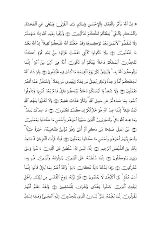 Ï!$t±ósx9# ã 4‘sS÷Ζƒuρ †n1à)ø9# “ÏŒ Ç›!$tGƒÎ)uρ Ç≈|¡ômM}$#uρ ÉΑô‰yèø9$$/ ããΒù'tƒ ©!$# ¨βÎ) *
          ø$ Ç t      t 4    ö $                                            Î

óΟ?‰yγ≈tã #sŒÎ) «!$# ‰ôγyèÎ/ #θèù÷ρr&uρ ∩⊃∪ šχρã©.x‹s? öΝà6¯=yès9 öΝä3ÝàÏètƒ 4 Äøöt7ø9$#uρ Ìx6Ψßϑø9$#uρ
  ›                  Ï       (

Οn=ètƒ ©!$# βÎ) 4 ¸ξŠÏ. öΝà6‹n=tæ ©!$# ΟçFù=yèy_ ô‰s%uρ $yδÏ‰‹Å2öθs? y‰÷èt/ z≈yϑ÷ƒF{$# (#θàÒà)Ζs? Ÿωuρ
Þ ÷         ¨          x     ø          Þ

$ZW≈x6Ρr& >ο§θè% Ï‰èt/ .ÏΒ $yγ9“î ôMŸÒs)tΡ ÉL©9$%x. (#θçΡθä3s? Ÿωuρ ∩⊇∪ šχθè=yèøs? $tΒ
                   ÷           s÷x

$yϑ¯ΡÎ) 4 >π¨Βé& ôÏΒ 4’n1ö‘r& }‘δ îπ¨Βé& šχθä3s? βr& öΝä3oΨ÷t/ KξyzyŠ óΟä3uΖ≈yϑ÷ƒr& šχρä‹Ï‚−Fs?
                                 Ï

ª!$# u!$x© θs9uρ ∩⊄∪ tβθàÎ=tGøƒrB ÏµŠÏù óΟGΨä. $tΒ Ïπyϑ≈uŠÉ)9$# tΠöθtƒ /ä3s9 ¨hÍ‹u;ã‹s9uρ 4 ÏµÎ/ ª!$# ÞΟà2θè=ö7tƒ
            ö                                ç                 ø          ö       s

ΟçFΖä. $£ϑã £è=t↔ó¡çFs9uρ 4 !$t±o„ tΒ “Ï‰γtƒuρ â!$t±o„ tΒ ‘≅ÅÒãƒ Å3≈s9ρ Zοy‰Ïn≡uρ Zπ¨Βé& öΝà6n=yèyfs9
ó         t                  â              ô                               u

(#θè%ρä‹?uρ $pκEθç6èO y‰èt/ 7Πy‰% ¤ΑÍ”tIsù öΝà6oΨ÷t/ KξyzyŠ öΝä3uΖ≈yϑ÷ƒr& (#ÿρä‹Ï‚−Gs? Ÿωuρ ∩⊂∪ tβθè=yϑ÷ès?
        s      Ì        ÷       s

«!$# ‰γyèÎ/ (#ρçtIô±n@ ωuρ ∩⊆∪ ÒΟŠÏàtã ë>#x‹tã ö/ä3s9uρ ( «!$# È≅‹Î6y™ tã óΟ›?Šy‰|¹ $yϑÎ/ uþθ¡9$#
     Ï ô                Ÿ

( ß‰Ζtƒ óΟä.y‰ΨÏã $tΒ ∩∈∪ šχθßϑ=è? óΟçFΖà2 βÎ) /ä3©9 ×yz uθδ «!$# y‰ΨÏã $yϑ¯ΡÎ) 4 ¸ξŠÎ=s% $YΨyϑrO
    x                            n÷ s            ö       ö     è

šχθè=yϑ÷ètƒ #θçΡ$Ÿ2 $tΒ Ç|¡ômr'Î/ Οèδtô_r& (#ÿρçy9|¹ tÏ%©!$# tÌ“ôfuΖs9uρ 3 5−$t/ «!$# y‰ΖÏã $tΒuρ
            (

( Zπt6ÍhŠsÛ οθu‹ym …çµ¨ΖÍ‹ósãΖ=sù ÖÏΒ÷σãΒ uθèδρ 4sΡé& ÷ρr& @Ÿ2sŒ ÏiΒ $[sÎ=≈|¹ Ÿ≅Ïϑtã ôtΒ ∩∉∪
            Z4          t      n                u

õ‹ètGó™$sù β#uöà)9# |Nù&ts% #sŒÎ*sù ∩∠∪ tβθè=yϑ÷ètƒ (#θçΡ$Ÿ2 $tΒ Ç|¡ômr'Î/ Νèδtô_r& óΟßγ¨ΨtƒÌ“ôfuΖs9uρ
  Ï    $ t         ø$

’n?ãρ #θãΖΒ#u šÏ%©!$# ’n?ã í≈sÜù=™ …çµs9 }§øŠs9 …çµΡÎ) ∩∇∪ ÉΟŠÅ_§9$# Ç≈sÜø‹¤±9$# zÏΒ «!$$Î/
4 t u ( t                   t        ß                 ¯

ÏµÎ/ Νèδ šÏ%©!$#uρ …çµtΡöθ©9uθtGtƒ šÏ%©!$# ’n?tã …çµãΖ≈sÜù=ß™ $yϑ¯ΡÎ) ∩∪ tβθè=2uθtGtƒ óΟÎγÎn/u‘

!$yϑΡÎ) (#þθä9$s% ãΑÍi”t∴ãƒ $yϑ/ ÞΟn=ã& ª!$#uρ   7πtƒ#u šχ%x6¨Β Zπƒ#u !$oΨø9£‰t/ #sŒÎ)uρ ∩⊇⊃⊃∪ šχθä.Îô³ãΒ
    ¯                          Î     ô r                           t

Èd,ptø:$$Î/ šÎi/¢‘ ÏΒ Ä¨‰)ø9# ßyρâ‘ …çµs9“Ρ ö≅è% ∩⊇⊃⊇∪ tβθßϑn=ôètƒ Ÿω óΟèδsYø.r& ö≅t/ 4 ¤tIøãΒ |MΡr&
                          ß à $            ¨t                               ç

Ογ¯Ρr& ãΝn=÷ètΡ ô‰s)s9uρ ∩⊇⊃⊄∪ tÏϑ=ó¡ßϑù=Ï9 2”tô±ç0uρ “Y‰èδuρ (#θãΖtΒ#u šÏ%©!$# |MÎm7s[ã‹Ï9
ó ß                                 Î

îβ$|¡Ï9 #x‹≈yδρ ‘ϑyfôã& ÏµøŠs9) šχρß‰sù=ãƒ “Ï%©!$# Üχ$|¡Ïj9 3 Öt±o0 …çµßϑÏk=yèãƒ $yϑ¯ΡÎ) šχθä9θà)tƒ
              u @ Ï   r       Î      Å
 