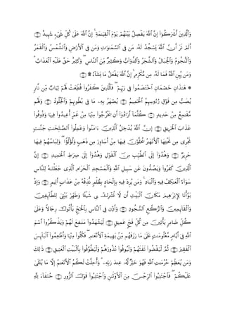 ∩⊇∠∪ ‰‹Íκ− &óx« Èe≅ä. 4’n?ã ©!$# ¨βÎ) 4 Ïπyϑ≈uŠ)ø9$# tΠöθtƒ óΟßγoΨ÷/ ã≅ÅÁøtƒ ©!$# ¨βÎ) (#θà2uõ°r& tÏ%©!$#uρ
     î y                    t                    É                    t                      þ

ãyϑ)9#uρ ß§ôϑ¤±9$#uρ ÇÚö‘F{$# ’Îû tΒuρ ÏN≡uθ≈yϑ¡¡9$# ’Îû tΒ …çµs9 ß‰àfó¡o„ ©!$# χr& ts? óΟs9r&
    s ø$

3 Ü>#x‹yèø9# Ïµø‹n=tã ¨,ym ÏWx.uρ ( Ä¨$¨Ζ9$# zÏiΒ ×ÏVŸ2uρ >!#uρ¤$!$#uρ ãyf¤±9$#uρ ãΑ$t7Ågø:$#uρ ãΠθàf‘Ζ9$#uρ
           $               î

                                   ∩⊇∇∪ ) !$t±o„ $tΒ ã≅yèøtƒ ©!$# ¨βÎ) 4 BΘÌõ3•Β ÏΒ …çµs9 $yϑsù ª!$# ÇÍκç‰ tΒuρ
                                          â

9‘$¯Ρ ÏiΒ >$uŠÏO öΝçλm; ôMyèÏeÜè% (#ρãxŸ2 Ï%©!$$sù ( öΝÍκÍh5u‘ ’Îû (#θßϑ|ÁtG÷z$# Èβ$yϑóÁyz Èβ#x‹≈yδ *
           Ò                                 t

Νçλm;uρ ∩⊄⊃∪ Šθè=ègø:$#uρ öΝÍκÍΞθäÜç/ ’Îû $tΒ ÏµÎ/ ãyγóÁãƒ ∩⊇∪ ãΝ‹Ïϑptø:$# ãΝÍκÅρââ‘ É−öθsù ÏΒ =|Áãƒ
             ß

(#θè%ρèŒuρ $pκÏù (#ρß‰‹Ïã& dΟxî ôÏΒ $pκ÷]ÏΒ #θã_ãøƒs† βr& (#ÿρßŠ#u‘r& !$yϑ¯=à2 ∩⊄⊇∪ 7‰ƒÏ‰tn ôÏΒ ßìÏϑ≈s)¨Β
                          é A                 (

;M≈¨Ζ_ ÏM≈ysÎ=≈¢Á9$# (#θè=Ïϑãuρ (#θãΖtΒ#u šÏ%©!$# ã≅Åzô‰ãƒ ©!$# χÎ) ∩⊄⊄∪ È,ƒÍptø:$# z>#x‹tã
     y                      t

$yγŠÏù öΝßγß™$t7Ï9uρ ( #Zσä9÷σä9uρ 5=yδsŒ ÏΒ u‘Íρ$y™r& ôΒ $yγŠÏù šχöθ¯=ptä† ã≈yγ÷ΡF{$# $yγÏFøtrB ÏΒ “ÌøgrB
                                                          Ï

βÎ) ∩⊄⊆∪ Ï‰‹Ïϑtø:$# ÅÞ≡uÅÀ 4’n<Î) #ÿρß‰èδuρ ÉΑöθs)ø9$# š∅ÏΒ É=Íh‹©Ü9$# ’n<Î) (#ÿρß‰èδuρ ∩⊄⊂∪ ÖƒÌym
¨             p                    (

Ä¨$¨Ψ=Ï9 çµ≈uΖ=yèy_ “Ï%©!# ÏΘ#tysø9# Ï‰Éfó¡yϑø9$#uρ «!$# È≅‹Î6y™ tã tβρ‘‰ÝÁtƒuρ (#ρãxx. šÏ%©!$#
              ù          $          $

øŒÎ)uρ ∩⊄∈∪ 5ΟŠÏ9& A>#x‹tã ôΒ µø%É‹Ρ 5Ο=Ýà/ ¥Š$ysø9Î*Î/ ÏµŠÏù ÷ŠÌãƒ tΒuρ 4 ÏŠ$t7ø9$#uρ ÏµŠÏù ß#Å3≈yèø9$# ¹!#uθy™
                 r           Ï ç œ ù Î

šÏ←!$©Ü=Ï9 zÉL÷t/ ÎdγsÛuρ $↔ø‹x© ’Î1 ñ‚Î³è@ ω βr& ÏMøt7ø9$# šχ%s3tΒ zΟŠÏδ≡tö/} $tΡù&§θt/
     Í                 ö                        ô

’n?ãρ ω%y`Í‘ š‚θè?ù'tƒ Ædkptø:$$Î/ Ä¨$¨Ψ9$# ’Îû βÏiŒr&uρ ∩⊄∉∪ ÏŠθàf¡9$# Æì2”9$#uρ šÏϑÍ←!$s)ø9$#uρ
4 t u Z

zΝó™# #ρãà2õ‹tƒuρ öΝßγ9 yìÏ≈oΨtΒ (#ρß‰yγô±uŠÏj9 ∩⊄∠∪ 9,ŠÏϑtã ?dksù Èe≅ä. ÏΒ šÏ?ù'tƒ 9ÏΒ$|Ê Èe≅à2
    $ (                s

}§Í←!$t6ø9# (#θßϑÏèôÛr&uρ $pκ]Β (#θè=3sù ( ÉΟ≈yè÷ΡF{$# Ïπyϑ‹Îγ/ .ÏiΒ Νßγ%y—u‘ $tΒ 4’n?tã BM≈tΒθè=÷è¨Β 5Θ$−ƒr& þ’Îû «!$#
          $                  ÷Ï      ä                        t          s

y7Ï9≡sŒ ∩⊄∪ È,ŠÏFyèø9$# ÏMøŠt7ø9$Î/ (#θèù§θ©Üu‹ø9uρ öΝèδu‘ρä‹çΡ (#θèùθã‹ø9uρ öΝßγsWxs? (#θàÒø)u‹ø9 ¢ΟèO ∩⊄∇∪ uÉ)xø9$#
                                 $

‘=Fãƒ $tΒ ωÎ) Ν≈yè÷ΡF{$# ãΝà6s9 ôM¯=Ïmé&uρ 3 ÏµÎn/u‘ y‰ΨÏã …ã&©! ×öyz uθßγsù «!$# ÏM≈tΒããm öΝÏjàyèãƒ tΒuρ
4 n÷           ã

! u!$xuΖãm ∩⊂⊃∪ Í‘ρ–“9$# š^öθs% (#θç6Ï⊥Fô_$#uρ Ç≈rO÷ρF{$# zÏΒ š[ô_h9$# (#θç6Ï⊥tFô_$$sù ( öΝà6ø‹n=tæ
¬                                        t                             Í
 