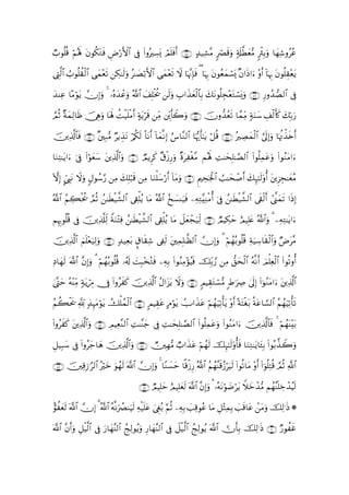 >θè=% öΝçλm; tβθä3tGsù ÇÚö‘F{$# ’Îû (#ρçÅ¡o„ óΟn=sùr& ∩⊆∈∪ >‰‹Ï±¨Β 9óÇs%uρ 7's#©Üyè•Β 9ø♣Î/uρ $yγÏ©ρããã
Ò   è

ÉL©9# Ü>θè=)ø9$# ‘yϑ÷ès? Å3≈s9ρ ã≈|Áö/F{$# ‘yϑ÷ès? Ÿω $pκ¨Ξ*sù ( $pκÍ5 tβθãèyϑó¡o„ ×β#sŒ#u ÷ρr& !$pκÍ5 tβθè=É)÷ètƒ
     $      à                   u                             Î

y‰ΨÏã $·Βöθtƒ χÎ)uρ 4 …çνy‰ôãuρ ª!$# y#Î=øƒ† s9uρ >#x‹yèø9$$Î/ y7tΡθè=Éf÷ètGó¡o„uρ ∩⊆∉∪ Í‘ρß‰Á9$# ’Îû
                                            ä       É

¢ΟO πyϑ9$sß š†Éφuρ $oλm; àMø‹n=Βr& >πtƒös% ÏiΒ Éir(Ÿ2uρ ∩⊆∠∪ šχρ‘‰ãès? $£ϑÏiΒ 7πuΖy™ É#ø9r(x. y7În/u‘
  è × Ï                        ø

šÏ%©!$$sù ∩⊆∪ ×Î7•Β ÖƒÉ‹Ρ /ä39 O$tΡ& !$yϑ¯ΡÎ) â¨$¨Ζ9$# $pκš‰r'¯≈tƒ ö≅è% ∩⊆∇∪ çÅÁyϑø9$# ¥’n<Î)uρ $pκèEõ‹s{r&
                              t ö s r

$uΖF≈tƒ#u þ’Îû (#öθyèy™ Ï%©!$#uρ ∩∈⊃∪ ÒΟƒÌx. ×−ø—Í‘uρ ×οtÏøó¨Β Μçλm; ÏM≈ysÎ=≈¢Á9$# (#θè=Ïϑtãuρ (#θãΖtΒ#u
   Ï                     t

ωÎ) @cÉ<Ρ ωuρ 5Αθß™§‘ ÏΒ y7Î=ö6s% ÏΒ $uΖù=y™ö‘r& !$tΒuρ ∩∈⊇∪ ËΛÅspgø:$# Ü=≈ysô¹r& y7Í×¯≈s9'ρé& tÌ“Éf≈yèãΒ
H        t Ÿ

ª!$# ΝÅ6tä† ¢ΟO ß≈sÜø‹¤±9$# ’Å+ù=ƒ $tΒ ª!$# ‡|¡Ψu‹sù ÏµÏG¨ÏΖøΒé& þ’Îû ß≈sÜø‹¤±9$# ’s+ø9r& #©_yϑs? #sŒÎ)
     ã  ø     è                   ã          ã

ΝÍκ5θè=% ’Îû šÏ%©#Ïj9 ZπuΖFÏù ≈sÜø‹¤±9$# ’Å+ù=ãƒ $tΒ Ÿ≅yèôfu‹Ïj9 ∩∈⊄∪ ÒΟŠÅ3ym ΟŠÎ=tæ ª!$#uρ 3 ÏµÏG≈tƒ#u
   Í è                      ÷ ß                                                  í

Ï%©!$# zΝn=÷èu‹Ï9uρ ∩∈⊂∪ 7‰‹Ïèt/ ¥−$s)Ï© ’Å∀s9 ÏϑÎ=≈©à9$# χÎ)uρ 3 öΝßγç/θè=è% Ïπu‹Å™$s)ø9$#uρ ÖÚt¨Β
š                                                t

ÏŠ$yγ9 ©!$# ¨βÎ)uρ 3 öΝßγ/θè=% …ã&s! |MÎ6÷‚çGsù ÏµÎ/ (#θãΖÏΒ÷σãŠsù šÎi/¢‘ ÏΒ ‘,ysø9$# çµ¯Ρr& zΟù=Ïèø9$# (#θè?ρé&
     s                   ç è

4®Lym çµ÷ΨÏiΒ πtƒó∆ †Îû #ρãxx. Ï%©!$# ãΑ#t“tƒ Ÿωuρ ∩∈⊆∪ 5ΟŠÉ)tGó¡•Β :Þ≡uÅÀ 4’n<Î) (#þθãΖtΒ#u tÏ%©!$#
               7 É        (        š

Νà6ts† °! 7‹Í≥Βöθtƒ ù=ßϑø9# ∩∈∈∪ AΟŠÉ)tã BΘöθtƒ ÛU#x‹tã öΝßγuŠÏ?ù'tƒ ÷ρr& ºπtFøót/ èπtã$¡¡9$# ãΝßγuŠÏ?ù's?
ã  ø          t     Û      $

#ρãx. Ï%©!$#uρ ∩∈∉∪ ÉΟŠÏè¨Ζ9$# ÏM≈¨Ψy_ ’Îû ÏM≈ysÎ=≈¢Á9$# (#θè=Ïϑtãuρ (#θãΖtΒ#u šÏ%©!$$sù 4 öΝßγoΨ÷t/
(     x t

È≅‹Î6y™ ’Îû (#ρãy_$yδ šÏ%©!$#uρ ∩∈∠∪ ÑÎγ•Β Ò>#x‹tã öΝßγs9 šÍ×¯≈s9'ρé'sù $uΖÏG≈tƒ$t↔Î/ (#θç/¤‹Ÿ2uρ

∩∈∇∪ šÏ%—≡§9$# çöyz θßγ9 ©!$# χÎ)uρ 4 $YΖ|¡ym $»%—Í‘ ª!$# ãΝßγ¨Ψs%ã—öuŠs9 (#θè?$tΒ ÷ρr& (#þθè=ÏFè% ¢ΟèO «!$#
          Î              u s                           ø

                                         ∩∈∪ ÒΟŠÎ=ym íΟŠÎ=yès9 ©!$# ¨βÎ)uρ 3 …çµtΡöθ|Êötƒ Wξyzô‰•Β Νßγ¨Ψn=Åzô‰ãŠs9

;θàyès9 ©!$# χÎ) 3 ª!$# çµ¯ΡuÝÇΨuŠs9 Ïµø‹n=tã zÈöç/ §ΝèO ÏµÎ/ |=Ï%θãã $tΒ È≅÷VÏϑÎ/ |=s%$tã ôtΒuρ šÏ9≡sŒ *

©!$# ¨βr&uρ È≅øŠ9# ’Îû u‘$yγ¨Ψ9$# ßkÏ9θãƒuρ Í‘$yγ¨Ψ9$# ’Îû Ÿ≅ø‹©9$# ßkÏ9θãƒ ©!$#  χr'Î/ šÏ9≡sŒ ∩∉⊃∪ Ö‘θàxî
                ©$
 