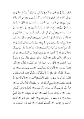 ∩⊄∇∪ tβθè=)÷è? ÷ΛΖä. βÎ) ( $yϑκ]Št/ $tΒuρ É>Ìøóyϑø9$#uρ É−ô³yϑø9$# >u‘ tΑ$s% ∩⊄∠∪ ×βθãΖôfyϑs9 óΟä3ö‹s9Î)
          É s ä             ! ås ø                          Î

y7çGø⁄Å_ öθs9uρr& Α$s% ∩⊄∪ šÏΡθàfó¡yϑø9$# zÏΒ y7¨Ζn=yèô_V{ “Îöxî $·γ≈s9Î) |Nõ‹sƒªB$# ÈÍ.s! tΑ$s%
                  t

#sŒÎ*sù ν$|Áã ’s+ø9'sù ∩⊂⊇∪ tÏ%Ï‰≈¢Á9$# š∅ÏΒ |MΨà2 βÎ) ÿÏµÎ/ ÏNù'sù tΑ$s% ∩⊂⊃∪ &Î7•Β &óy´Î/
        ç   t 4 r

βÎ) ÿ…çµs9θym ∼yϑù=Ï9 tΑ$s% ∩⊂⊂∪ ÌÏà≈¨Ζ=Ï9 â!$ŸÒø‹t/ }‘Ïδ #sŒÎ*sù …çνy‰tƒ tít“tΡuρ ∩⊂⊄∪ ×Î7•Β ×β$t7÷èèO }‘Ïδ
¨         ö   Z                  t

χρããΒù's? #sŒ$yϑsù ÍνÌósÅ¡Î0 Νà6ÅÊ‘r& ôÏiΒ Νä3y_Ìøƒä† βr& ß‰ƒÌãƒ ∩⊂⊆∪ ÒΟŠÎ=tæ íÅs≈|¡s9 #x‹≈yδ
š                                    ö

ΟŠÎ=tæ A‘$−sy™ Èe≅à6/ ‚θè?ù'tƒ ∩⊂∉∪ tÎÅ³≈ym È!#y‰yϑø9$# ’Îû ô]yèö/$#uρ çν%s{r&uρ ÷µÅ_ö‘r& (#þθä9$s% ∩⊂∈∪
5                   Î š                          É

∩⊂∪ tβθãèÏϑtGøg’Χ ΛäΡr& ö≅yδ ¨$¨Ζ=Ï9 Ÿ≅ŠÏ%uρ ∩⊂∇∪ 5Θθè=÷è¨Β Θöθtƒ ÏM≈s)‹ÏϑÏ9 äοtys¡¡9$# yìÏϑàfsù ∩⊂∠∪
                               Ä                              5

¨Ér& tβöθtãöÏÏ9 (#θä9$s% äοys¡¡9$# u!%y` $£ϑn=sù ∩⊆⊃∪ tÎ7Î=≈tóø9$# ãΝèδ (#θçΡ%x. βÎ) nοtys¡¡9$# ßìÎ7®KtΡ $uΖ¯=yès9
                               t

Μçλm; Α$s% ∩⊆⊄∪ Î/§s)ßϑø9$# Ïϑ9 #]ŒÎ) öΝä3ΡÎ)uρ öΝyètΡ Α$s% ∩⊆⊇∪ tÎ7Î=≈tóø9$# ßøtwΥ $¨Ζä. βÎ) #·ô_V{ $uΖs9
      t         t              z ©            ¯            t

$¯ΡÎ) βöθtãöÏù ο¨“ÏèÎ/ (#θä9$s%uρ Νßγ§‹ÅÁÏãuρ öΝçλm;$t7Ïm (#öθs)ø9r'sù ∩⊆⊂∪ tβθà)ù=Β ΛäΡr& !$tΒ (#θà)ø9r& #y›θ•Β
      t         Í                  ö                                                •

u’Å+ø9'sù ∩⊆∈∪ tβθä3Ïùù'tƒ $tΒ ß#s)ù=s? ‘Ïδ #sŒÎ*sù çν$|Átã 4y›θãΒ 4’s+ø9r'sù ∩⊆⊆∪ tβθç7Î=≈tóø9$# ßósuΖs9
      é                                 }

tΑ$s% ∩⊆∇∪ tβρã≈yδρ 4y›θãΒ b>u‘ ∩⊆∠∪ tÏϑn=≈yèø9$# Éb>tÎ/ $¨ΖtΒ#u (#þθä9$s% ∩⊆∉∪ tÏ‰Éf≈y™ äοtys¡¡9$#
                   u          É

4 βθçΗs>÷ès? ∃öθ|¡n=sù tósÅb¡9$# ãΝä3yϑ=tæ “Ï%©!$# ãΝä.çÎ6s3s9 …çµ¯ΡÎ) ( öΝä3s9 tβsŒ#u ÷βr& Ÿ≅ö6s% …çµs9 óΟçGΨtΒ#u
  t          t                          ¯

!$¯ΡÎ) ( uö|Ê Ÿω (#θä9$s% ∩⊆∪ šÏèuΗødr& öΝä3¨Ψt7Ïk=|¹_{uρ 7#≈n=Åz ôÏiΒ /ä3n=ã_ö‘r&uρ ôΜä3tƒÏ‰÷ƒr& £yèÏeÜs%_{

∩∈⊇∪ tÏΖΒ÷σßϑ9# tΑ¨ρr& !$¨Ψä. βr& !$uΖ≈u‹≈sÜyz $oΨš/u‘ $uΖs9 tÏøótƒ βr& ßìyϑôÜtΡ $¯ΡÎ) ∩∈⊃∪ tβθç7Î=s)ΖãΒ $uΖÎn/u‘ 4’n<Î)
          Ï    ø$

ÈÉ!#y‰ϑ9# ’Îû βöθtãöÏù ≅y™ö‘r'sù ∩∈⊄∪ tβθãèt7−F•Β /ä3¯Ρ) ü“ÏŠ$t6ÏèÎ/ Îó r& ÷βr& #y›θãΒ 4’n<Î) !$uΖø‹ym÷ρr&uρ *
        y ø$    ã         Ÿ                               Î

ì‹Ïϑgm: $¯ΡÎ)uρ ∩∈∈∪ tβθÝàÍ←!$tós9 $uΖs9 öΝκ¨ΞÎ)uρ ∩∈⊆∪ tβθè=‹Î=s% ×πtΒÏŒ÷³s9 ÏIωàσ¯≈yδ ¨βÎ) ∩∈⊂∪ tÎÅ³≈ym
ì   p                                      å                               Å

y7Ï9≡x‹. ∩∈∇∪ ΟƒÌx. 5Θ$s)Βuρ :—θãΖ.uρ ∩∈∠∪ 5βθãŠããuρ ;M≈¨Ζy_ ÏiΒ Νßγ≈oΨô_t÷zr'sù ∩∈∉∪ tβρâ‘É‹≈ym
       x      5           t        ä

tΑ$s% β$yèôϑfø9# #uℜts? $£ϑ=sù ∩∉⊃∪ šÏ%Î³•Β Νèδθãèt6ø?r'sù ∩∈∪ Ÿ≅ƒÏℜuó Î) ûÍ_t/ $yγ≈oΨøOu‘÷ρr&uρ
      È     y $              n               ô
 