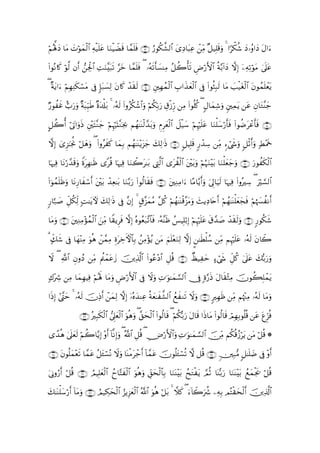 öΝçλ°;yŠ $tΒ |Nöθyϑ9# Ïµø‹n=ã $uΖøŠŸÒ% $£ϑn=sù ∩⊇⊂∪ â‘θä3±9$# y“ÏŠ$t6Ïã ôÏiΒ ×≅‹Î=s%uρ 4 #[õ3ä© yŠ…ãρ#yŠ tΑ#u
                   ø$       t        s                   ¤

(#θçΡ%x. öθ9 βr& Ågø:$# ÏMuΖt7s? §yz $£ϑ=ù ( …çµs?r'|¡ΨÏΒ ã≅à2'? Úö‘F{$# èπ−/!#yŠ ωÎ) ÿÏµÏ?öθtΒ 4’n?tã
           ©                  ¨             ns                    ùs Ç

( ×πtƒ#u öΝÎγÏΨs3¡tΒ ’Îû :*t7|¡Ï9 tβ%x. ‰s)s9 ∩⊇⊆∪ ÈÎγßϑø9$# É>#x‹yèø9$# ’Îû (#θèVÎ6s9 $tΒ |=ø‹tóø9$# tβθßϑn=ôètƒ
                  ó                      ô

Ö‘θàxî ;>u‘uρ ×πt6Íh‹sÛ ×οt$ù#t/ 4 …çµs9 #ρãä3ô©#uρ öΝä3În/u‘ É−ø—Íh‘ ÏΒ (#θè=ä. ( 5Α$yϑÏ©uρ &Ïϑtƒ tã Èβ$tG¨Ψy_
                                          (       $

≅à2& ö’tA#uρsŒ ÷tF¨Ζ_ öΝÍκK¨