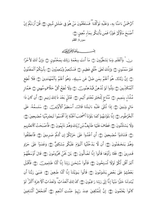 Quranالقران بالرسم العثماني - 