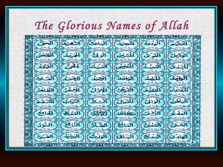 The Glorious Names of Allah 