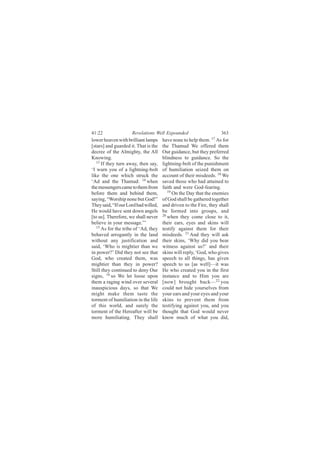 ìïæîî                Î»ª»´¿¬·±²- É»´´ Û¨°±«²¼»¼                     íêí
´±©»® ¸»¿ª»² ©·¬¸ ¾®·´´·¿²¬ ´¿³°-     ¸¿ª» ²±²» ¬± ¸»´° ¬¸»³ò ïé ß- º±®
Å-¬¿®-Ã ¿²¼ ¹«¿®¼»¼ ·¬ò Ì¸¿¬ ·- ¬¸»   ¬¸» Ì¸¿³«¼ É» ±ºº»®»¼ ¬¸»³
¼»½®»» ±º ¬¸» ß´³·¹¸¬§ô ¬¸» ß´´       Ñ«® ¹«·¼¿²½»ô ¾«¬ ¬¸»§ °®»º»®®»¼
Õ²±©·²¹ò                              ¾´·²¼²»-- ¬± ¹«·¼¿²½»ò Í± ¬¸»
   ïí
      ×º ¬¸»§ ¬«®² ¿©¿§ô ¬¸»² -¿§ô    ´·¹¸¬²·²¹ó¾±´¬ ±º ¬¸» °«²·-¸³»²¬
•× ©¿®² §±« ±º ¿ ´·¹¸¬²·²¹ó¾±´¬       ±º ¸«³·´·¿¬·±² -»·¦»¼ ¬¸»³ ±²
´·µ» ¬¸» ±²» ©¸·½¸ -¬®«½µ ¬¸»         ¿½½±«²¬ ±º ¬¸»·® ³·-¼»»¼-ò ïè É»
•ß¼ ¿²¼ ¬¸» Ì¸¿³«¼æ ïì ©¸»²           -¿ª»¼ ¬¸±-» ©¸± ¸¿¼ ¿¬¬¿·²»¼ ¬±
¬¸» ³»--»²¹»®- ½¿³» ¬± ¬¸»³ º®±³      º¿·¬¸ ¿²¼ ©»®» Ù±¼óº»¿®·²¹ò
¾»º±®» ¬¸»³ ¿²¼ ¾»¸·²¼ ¬¸»³ô             ïç
                                            Ñ² ¬¸» Ü¿§ ¬¸¿¬ ¬¸» »²»³·»-
-¿§·²¹ô •É±®-¸·° ²±²» ¾«¬ Ù±¼ÿŒ       ±º Ù±¼ -¸¿´´ ¾» ¹¿¬¸»®»¼ ¬±¹»¬¸»®
Ì¸»§ -¿·¼ô •×º ±«® Ô±®¼ ¸¿¼ ©·´´»¼ô   ¿²¼ ¼®·ª»² ¬± ¬¸» Ú·®»ô ¬¸»§ -¸¿´´
Ø» ©±«´¼ ¸¿ª» -»²¬ ¼±©² ¿²¹»´-        ¾» º±®³»¼ ·²¬± ¹®±«°-ô ¿²¼
Å¬± «-Ãò Ì¸»®»º±®»ô ©» -¸¿´´ ²»ª»®    îð ©¸»² ¬¸»§ ½±³» ½´±-» ¬± ·¬ô

¾»´·»ª» ·² §±«® ³»--¿¹»òŒŽ            ¬¸»·® »¿®-ô »§»- ¿²¼ -µ·²- ©·´´
   ïë
      ß- º±® ¬¸» ¬®·¾» ±º •ß¼ô ¬¸»§   ¬»-¬·º§ ¿¹¿·²-¬ ¬¸»³ º±® ¬¸»·®
¾»¸¿ª»¼ ¿®®±¹¿²¬´§ ·² ¬¸» ´¿²¼        ³·-¼»»¼-ò îï ß²¼ ¬¸»§ ©·´´ ¿-µ
©·¬¸±«¬ ¿²§ ¶«-¬·º·½¿¬·±² ¿²¼         ¬¸»·® -µ·²-ô •É¸§ ¼·¼ §±« ¾»¿®
-¿·¼ô •É¸± ·- ³·¹¸¬·»® ¬¸¿² ©»        ©·¬²»-- ¿¹¿·²-¬ «-áŽ ¿²¼ ¬¸»·®
·² °±©»®áŽ Ü·¼ ¬¸»§ ²±¬ -»» ¬¸¿¬      -µ·²- ©·´´ ®»°´§ô •Ù±¼ô ©¸± ¹·ª»-
Ù±¼ô ©¸± ½®»¿¬»¼ ¬¸»³ô ©¿-            -°»»½¸ ¬± ¿´´ ¬¸·²¹-ô ¸¿- ¹·ª»²
³·¹¸¬·»® ¬¸¿² ¬¸»§ ·² °±©»®á          -°»»½¸ ¬± «- Å¿- ©»´´Ã‰·¬ ©¿-
Í¬·´´ ¬¸»§ ½±²¬·²«»¼ ¬± ¼»²§ Ñ«®      Ø» ©¸± ½®»¿¬»¼ §±« ·² ¬¸» º·®-¬
-·¹²-ô ïê -± É» ´»¬ ´±±-» «°±²        ·²-¬¿²½» ¿²¼ ¬± Ø·³ §±« ¿®»
¬¸»³ ¿ ®¿¹·²¹ ©·²¼ ±ª»® -»ª»®¿´       Å²±©Ã ¾®±«¹¸¬ ¾¿½µ‰ îî §±«
·²¿«-°·½·±«- ¼¿§-ô -± ¬¸¿¬ É»         ½±«´¼ ²±¬ ¸·¼» §±«®-»´ª»- º®±³
³·¹¸¬ ³¿µ» ¬¸»³ ¬¿-¬» ¬¸»             §±«® »¿®- ¿²¼ §±«® »§»- ¿²¼ §±«®
¬±®³»²¬ ±º ¸«³·´·¿¬·±² ·² ¬¸» ´·º»    -µ·²- ¬± °®»ª»²¬ ¬¸»³ º®±³
±º ¬¸·- ©±®´¼ô ¿²¼ -«®»´§ ¬¸»         ¬»-¬·º§·²¹ ¿¹¿·²-¬ §±«ô ¿²¼ §±«
¬±®³»²¬ ±º ¬¸» Ø»®»¿º¬»® ©·´´ ¾»      ¬¸±«¹¸¬ ¬¸¿¬ Ù±¼ ©±«´¼ ²»ª»®
³±®» ¸«³·´·¿¬·²¹ò Ì¸»§ -¸¿´´          µ²±© ³«½¸ ±º ©¸¿¬ §±« ¼·¼ô
 