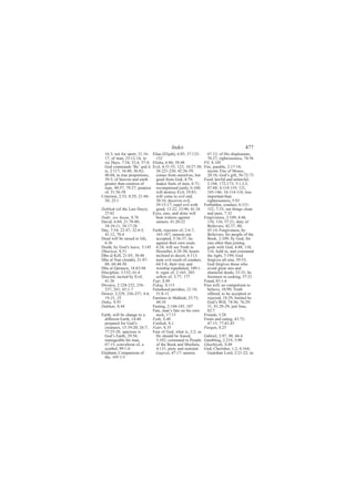 ×²¼»¨                                        ìéé
  ïêæíå ²±¬ º±® -°±®¬ô îïæïêó Û´·¿- øÛ´·¶¿¸÷ô êæèëå íéæïîíó    êéæïîå ±º Ø·- ¼·-°´»¿-«®»ô
  ïéå ±º ³¿²ô îíæïîóïìå ·²      ïíî                            éðæîéå ®·¹¸¬»±«-²»--ô éìæëê
  -·¨ Ü¿§-ô éæëìô íîæìô ëéæìå Û´·-¸¿ô êæèêå íèæìè            Ú·´ô Íòïðë
  Ù±¼ ½±³³¿²¼- •Þ»Ž ¿²¼ ·¬ Ûª·´ô ìæëïóëëô ïîíå ïðæîéóíðå Ú·®»ô °¿®¿¾´»ô îæïéóïèå
  ·-ô îæïïéå ïêæìðô íêæèîå      îêæîîïóîîêå ìîæíêóíçå          ³§-¬·½ Ú·®» ±º Ó±-»-ô
  ìðæêèå ·² ¬®«» °®±°±®¬·±²-ô   ½±³»- º®±³ ±«®-»´ª»-ô ¾«¬      îðæïðå Ù±¼Ž- ¹·º¬ô ëêæéîóéí
  íçæëå ±º ¸»¿ª»² ¿²¼ »¿®¬¸     ¹±±¼ º®±³ Ù±¼ô ìæéçå         Ú±±¼ô ´¿©º«´ ¿²¼ «²´¿©º«´ô
  ¹®»¿¬»® ¬¸¿² ½®»¿¬·±² ±º      ³¿µ»- º±±´- ±º ³»²ô êæéïå      îæïêèô ïéîóïéíå ëæïôíôëô
  ³¿²ô ìðæëéô éçæîéå °«®°±-» ®»½±³°»²-»¼ ¶«-¬´§ô êæïêðå        èéóèèå êæïïèóïïçô ïîïô
  ±ºô ëïæëêóëè                  ©·´´ ¼»-¬®±§ Ûª·´ô ïçæèíå      ïìëóïìêå ïêæïïìóïïèå ´»--
Ý®·¬»®·±²ô îæëíå èæîçå îïæìèó   ©·´´ ½±³» ¬± »ª·´ »²¼ô         ·³°±®¬¿²¬ ¬¸¿²
  ëðå îëæï                      íðæïðô ¼»½»·ª»- »ª·´ô          ®·¹¸¬»±«-²»--ô ëæçí
                                ëçæïëóïéå ®»°»´ »ª·´ ©·¬¸    Ú±®¾·¼¼»²ô ½±²¼«½¬ô êæïëïó
Ü¿¾¾¿¸ ø±º ¬¸» Ô¿-¬ Ü¿§-÷ô      ¹±±¼ô ïíæîîå îíæçêå ìïæíì      ïëîå éæííå ²±¬ ¬¸·²¹- ½´»¿²
  îéæèî                       Û§»-ô »¿®-ô ¿²¼ -µ·²- ©·´´       ¿²¼ °«®»ô éæíî
Ü¿¸®ô -»» ×²-¿²ô Íòéê           ¾»¿® ©·¬²»-- ¿¹¿·²-¬         Ú±®¹·ª»²»--ô îæïðçå ìæìèô
Ü¿ª·¼ô êæèìå îïæéèóèðå          -·²²»®-ô ìïæîðóîí              ïïðô ïïêå ëéæîïå ¼«¬§ ±º
  íìæïðóïïå íèæïéóîê                                           Þ»´·»ª»®-ô ìîæíéô ìðå
Ü¿§ô éæëìå îîæìéå íîæìóëå     Ú¿·¬¸ô ®»¶»½¬±®- ±ºô îæêóéô      ìëæïìå Ú±®¹·ª»²»--ô ¾§
  ìïæïîô éðæì                   ïêëóïêéå ®¿²-±³ ²±¬            Þ»´·»ª»®-ô º±® °»±°´» ±º ¬¸»
Ü»¿¼ ©·´´ ¾» ®¿·-»¼ ¬± ´·º»ô    ¿½½»°¬»¼ô ëæíêóíéå ´·»         Þ±±µô îæïðçå ¾§ Ù±¼ô º±®
  êæíê                          ¿¹¿·²-¬ ¬¸»·® ±©² -±«´-ô       -·²- ±¬¸»® ¬¸¿² ¶±·²·²¹
Ü»¿¬¸ô ¾§ Ù±¼Ž- ´»¿ª»ô íæïìë êæîìå ©·´´ -»» Ì®«¬¸ ·²           ¹±¼- ©·¬¸ Ù±¼ô ìæìèô ïïðô
Ü¸¿®·§¿¬ô Íòëï                  Ø»®»¿º¬»®ô êæîèóíðå ¸»¿®¬-     ïïêå ¸±´¼ ¬±ô ¿²¼ ½±³³¿²¼
Ü¸« ¿´ Õ·º´ô îïæèëå íèæìè       ·²½´·²»¼ ¬± ¼»½»·¬ô êæïïíå     ¬¸» ®·¹¸¬ô éæïççå Ù±¼
Ü¸« ¿´ Ò«² øÖ±²¿¸÷ô îïæèéó      ¬¿-¬» »ª·´ ®»-«´¬ ±º ½±²¼«½¬ô º±®¹·ª»- ¿´´ -·²-ô íçæëíå
  èèå êèæìèóëð                  êìæëóêå ¬¸»·® ©¿§ ¿²¼          Ù±¼ º±®¹·ª»- ¬¸±-» ©¸±
Ü¸« ¿´ Ï¿®²¿§²ô ïèæèíóçè        ©±®-¸·° ®»°«¼·¿¬»¼ô ïðçæïó ¿ª±·¼ ¹®»¿¬ -·²- ¿²¼
Ü·-½·°´·²»ô íæïëîå êïæì         êæ -·¹²- ±ºô îæïêëô îèëæ       -¸¿³»º«´ ¼»»¼-ô ëíæíîå ¾»
Ü·-½±®¼ô ·²½·¬»¼ ¾§ Ûª·´ô       -»´´»®- ±ºô íæééô ïéé          º±®»³±-¬ ·² -»»µ·²¹ô ëéæîï
  ìïæíê                       Ú¿¶®ô Íòèç                     Ú®¿«¼ô èíæïóê
Ü·ª±®½»ô îæîîèóîíîô îíêó      Ú¿´¿¯ô Íòïïí                   Ú®»» ©·´´å ²± ½±³°«´-·±² ¬±
  îíéô îìïå êëæïóé            Ú¿´-»¸±±¼ °»®·-¸»-ô îïæïèå       ¾»´·»ª»ô ïðæççå Ì®«¬¸
Ü±©»®ô îæîîçô îíêóîíéå ìæìô     ëïæèóïï                        ±ºº»®»¼ô ¬± ¾» ¿½½»°¬»¼ ±®
  ïçóîïô îë                   Ú¿³·²»- ·² Ó¿µµ¿¸ô îíæéëô        ®»¶»½¬»¼ô ïèæîçå ´·³·¬»¼ ¾§
Ü«¸¿ô Íòçí                      ììæïð                          Ù±¼Ž- É·´´ô éìæëêå éêæîçó
Ü«µ¸¿²ô Íòìì                  Ú¿-¬·²¹ô îæïèìóïèëô ïèé          íïô èïæîèóîçå ¶«-¬ ¾·¿-ô
                              Ú¿¬»ô ³¿²Ž- º¿¬» ±² ¸·- ±©²      èîæé
Û¿®¬¸ô ©·´´ ¾» ½¸¿²¹» ¬± ¿      ²»½µô ïéæïí                  Ú®·»²¼-ô íæîè
  ¼·ºº»®»²¬ Û¿®¬¸ô ïìæìèò     Ú¿¬¸ô Íòìè                     Ú®«·¬- ¿²¼ »¿¬·²¹å ìíæéíå
  °®»°¿®»¼ º±® Ù±¼Ž-          Ú¿¬·¸¿¸ô Íòï                     ìéæïëå ééæìîóìí
  ½®»¿¬«®»-ô ïëæïçóîðå îêæéå Ú¿¬·®ô Íòíë                     Ú«®¯¿²ô Íòîë
  ééæîëóîèå -°¿½·±«- ·-       Ú»¿® ±º Ù±¼ô ©¸¿¬ ·-ô îæîå ¿-
  Ù±¼Ž- Û¿®¬¸ô îçæëêå           Ø» -¸±«´¼ ¾» º»¿®»¼ô         Ù¿¾®·»´ô îæçéô çèô êêæì
  ³¿²¿¹»¿¾´» º±® ³¿²ô           íæïðîå ½±³³¿²¼ ¬± Ð»±°´» Ù¿³¾´·²¹ô îæîïçå ëæçð
  êéæïëå ½±²ª«´-·±² ±ºô ¿       ±º ¬¸» Þ±±µ ¿²¼ Ó«-´·³-ô Ù¸¿-¸·§¿¸ô Íòèè
  -§³¾±´ô ççæïóê                ìæïíïå °·»¬§ ¿²¼ ®»-¬®¿·²¬ Ù±¼ô Ý¸»®·-¸»®ô ïæîå êæïêìå
Û´»°¸¿²¬ô Ý±³°¿²·±²- ±º         ø¬¿¯©¿÷ô ìéæïéå «²-»»²ô        Ù«¿®¼·¿² Ô±®¼ô îæîïóîîå ¿-
  ¬¸»ô ïðëæïóë
 