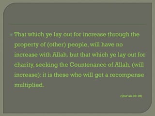 Qur’an on usury