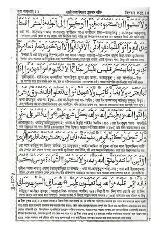 পবিত্র কোরআন শরীফ PARA 3 বাংলা কোরআন (Bangla Quran) আল-কুরআন