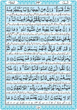Quran para 1 for Kindle 