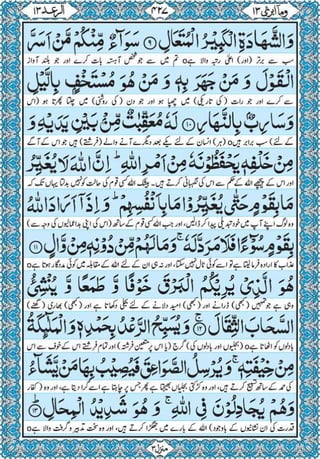Quran para 13 for Kindle