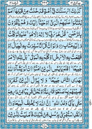 Quran para 13 for Kindle