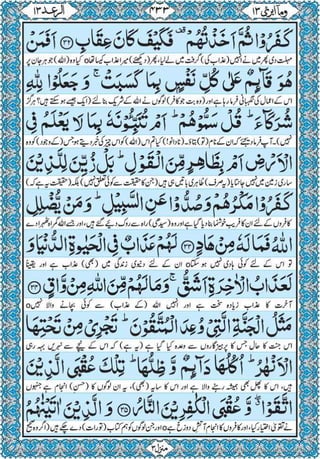 Quran para 13 for Kindle