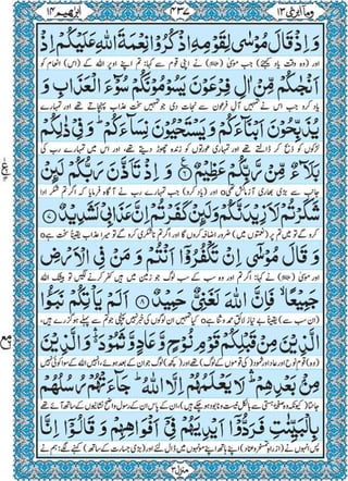 Quran para 13 for Kindle
