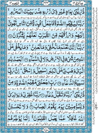 Quran para 13 for Kindle