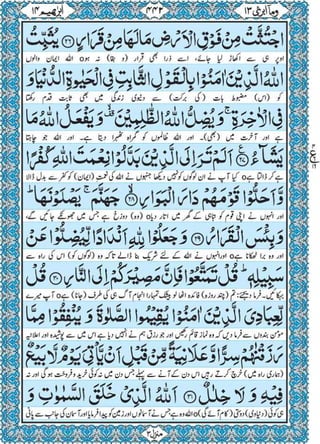 Quran para 13 for Kindle