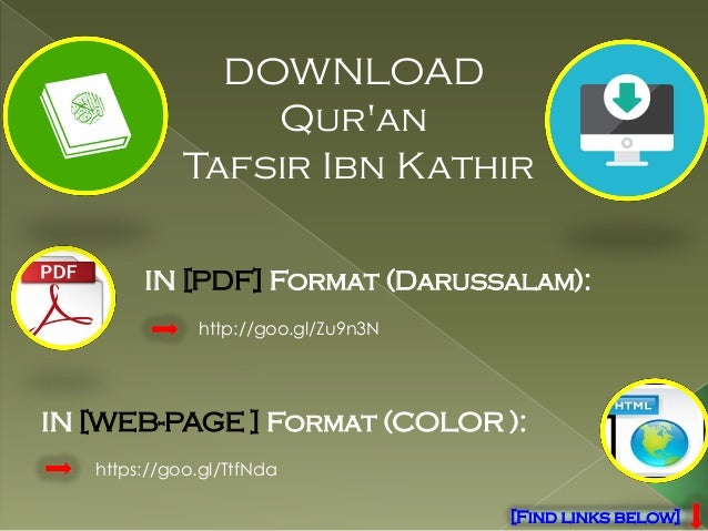 Tafseer Ibn Kathir Urdu Pdf