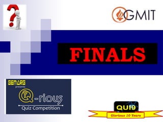 Qurious Intra College Quiz Competition FINAL ROUND (March, 2022) | PPTX