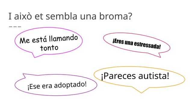 QUÈ ÉS BROMA I QUÈ NO (presentación para trabajar la diferencia entre ...