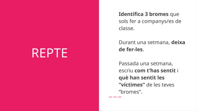 QUÈ ÉS BROMA I QUÈ NO (presentación para trabajar la diferencia entre ...