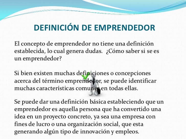 Qué significa ser emprendedor