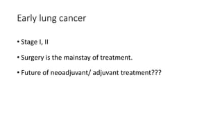 Surgical Approach to Non Small Cell Lung Cancer | PPTX