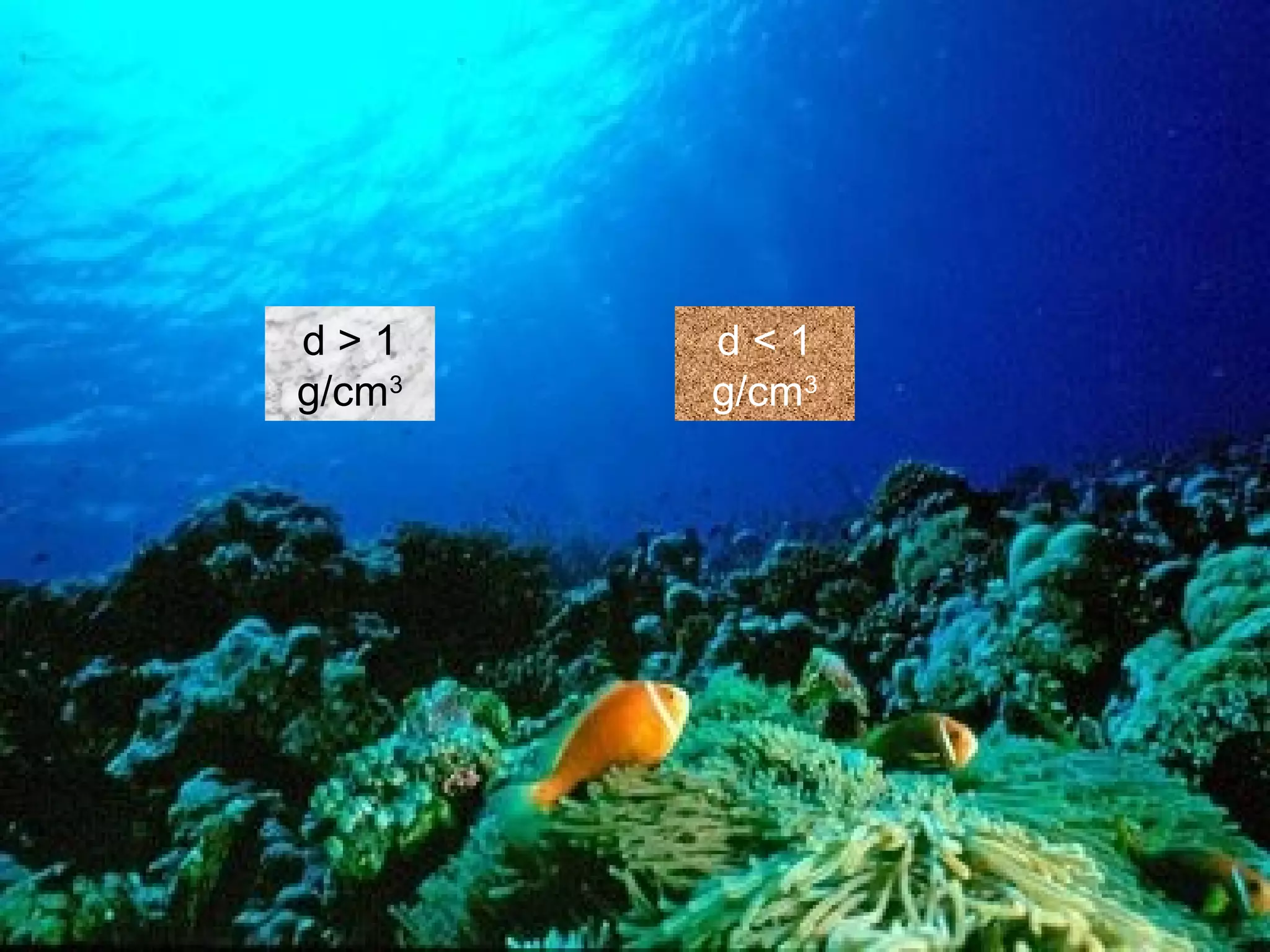 d>1     d<1
g/cm3   g/cm3
 