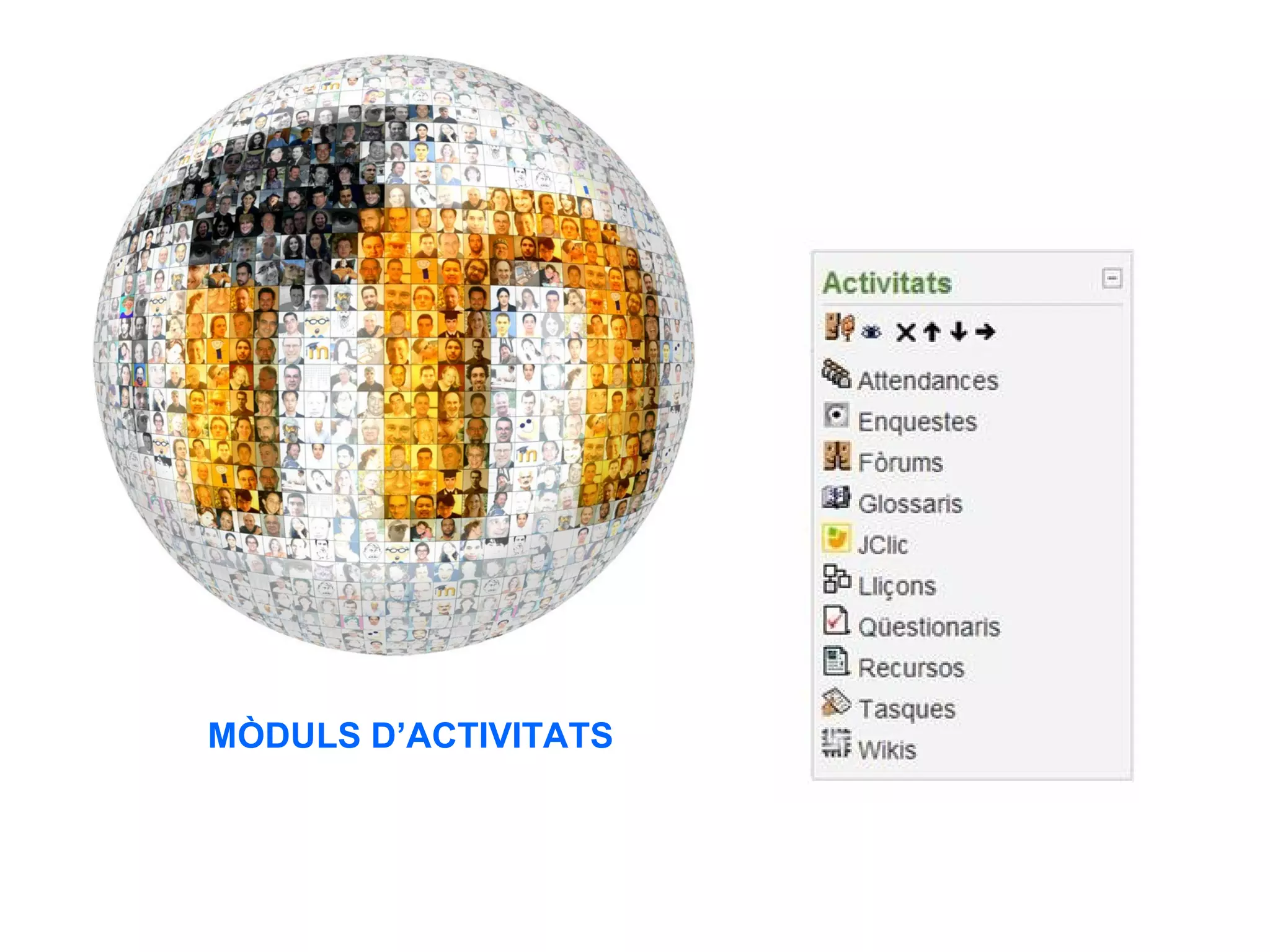 MÒDULS D’ACTIVITATS
 