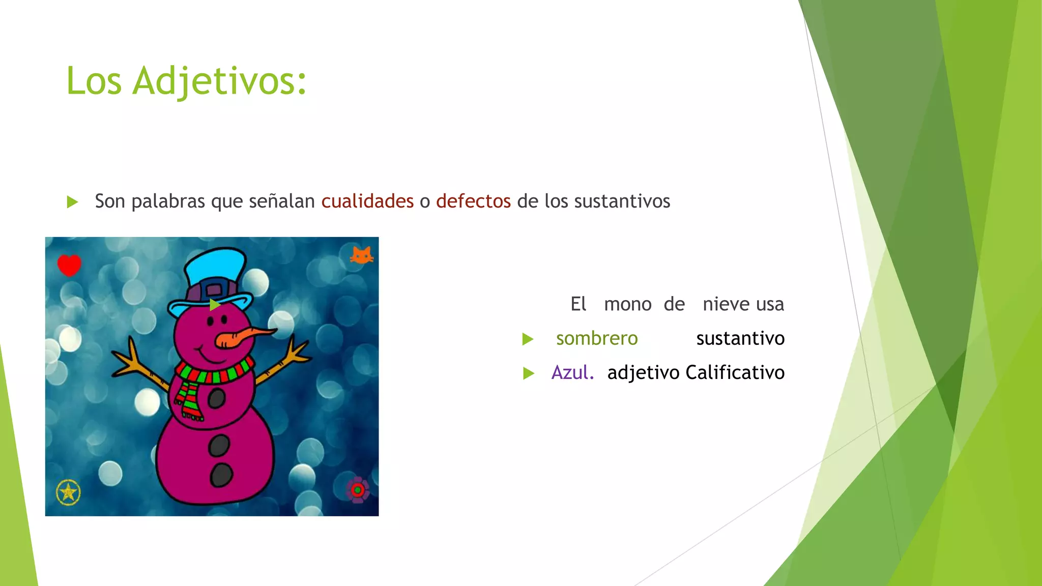 Que son los adjetivos calificativos slide share bilarasa