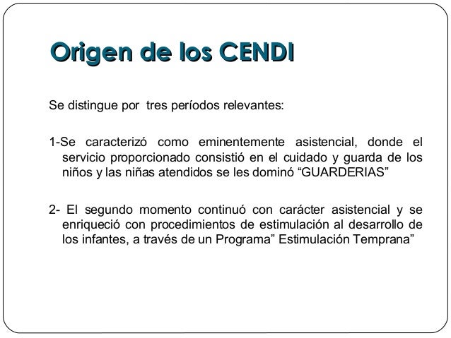 Qué son los centros de desarrollo infantil