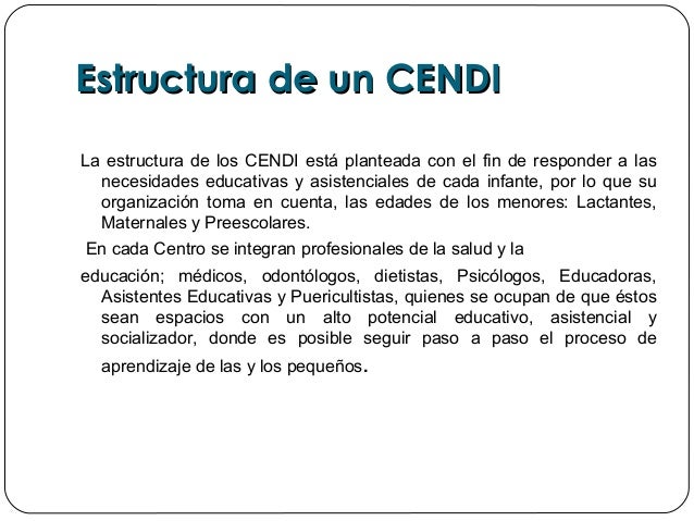 Qué son los centros de desarrollo infantil