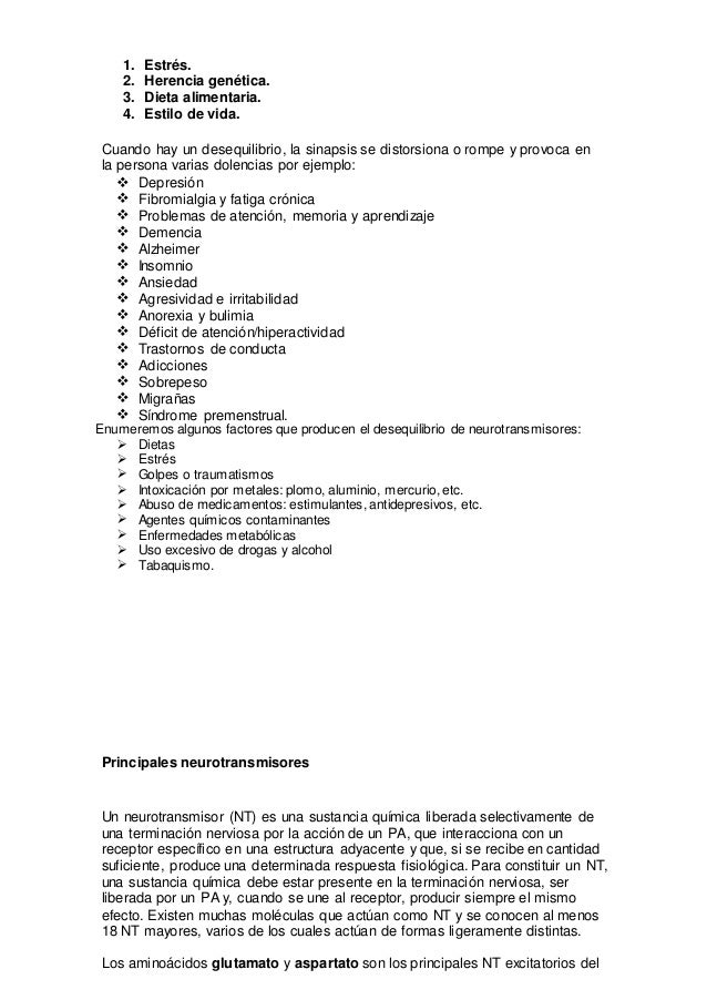 Qué son los neurotransmisores Qué son los neurotransmisores