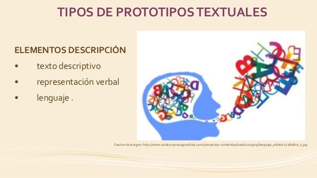 Qué son los prototipos textuales