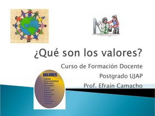 Curso de Formación Docente Postgrado UJAP Prof. Efraín Camacho 