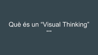 Què és un “Visual Thinking”
 