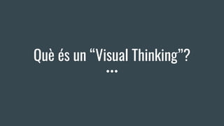Què és un “Visual Thinking”?
 