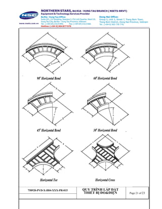 758920-PVD-X-H04-XXX-PR-015 QUY TRÌNH LẮP ĐẶT
THIẾT BỊ ĐO&ĐIỆN Page 21 of 23
 