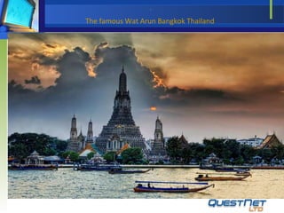 .   The famous Wat Arun Bangkok Thailand   