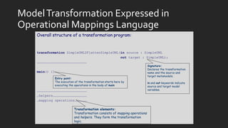 Query Views Transformations (QVT) | PPTX