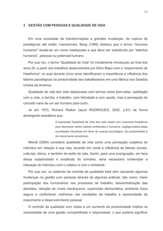 Qvt Em Organizacoes Publicas