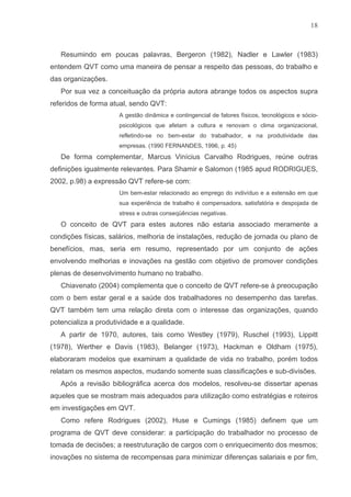 Qvt Em Organizacoes Publicas