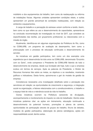 Qvt Em Organizacoes Publicas