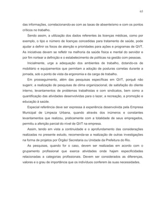 Qvt Em Organizacoes Publicas