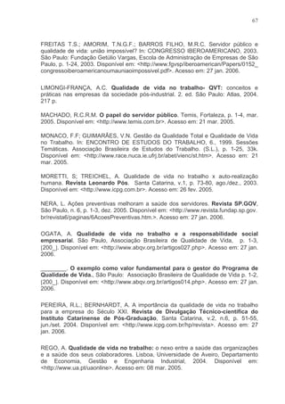 Qvt Em Organizacoes Publicas