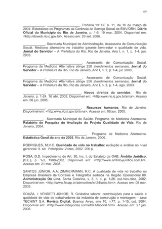 Qvt Em Organizacoes Publicas